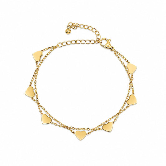 All My Hearts Bracelet Bracelet Hotlife BGAA743 Gold 