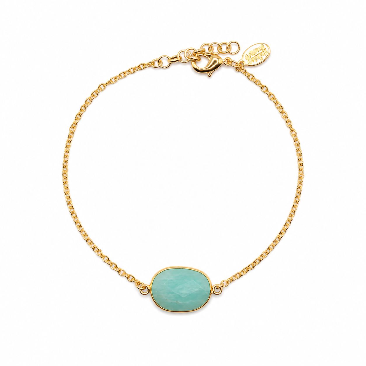 Blue Ice Sherbet Bracelet Bracelets Pinksquaredesign BGF620AZ Amazonite 