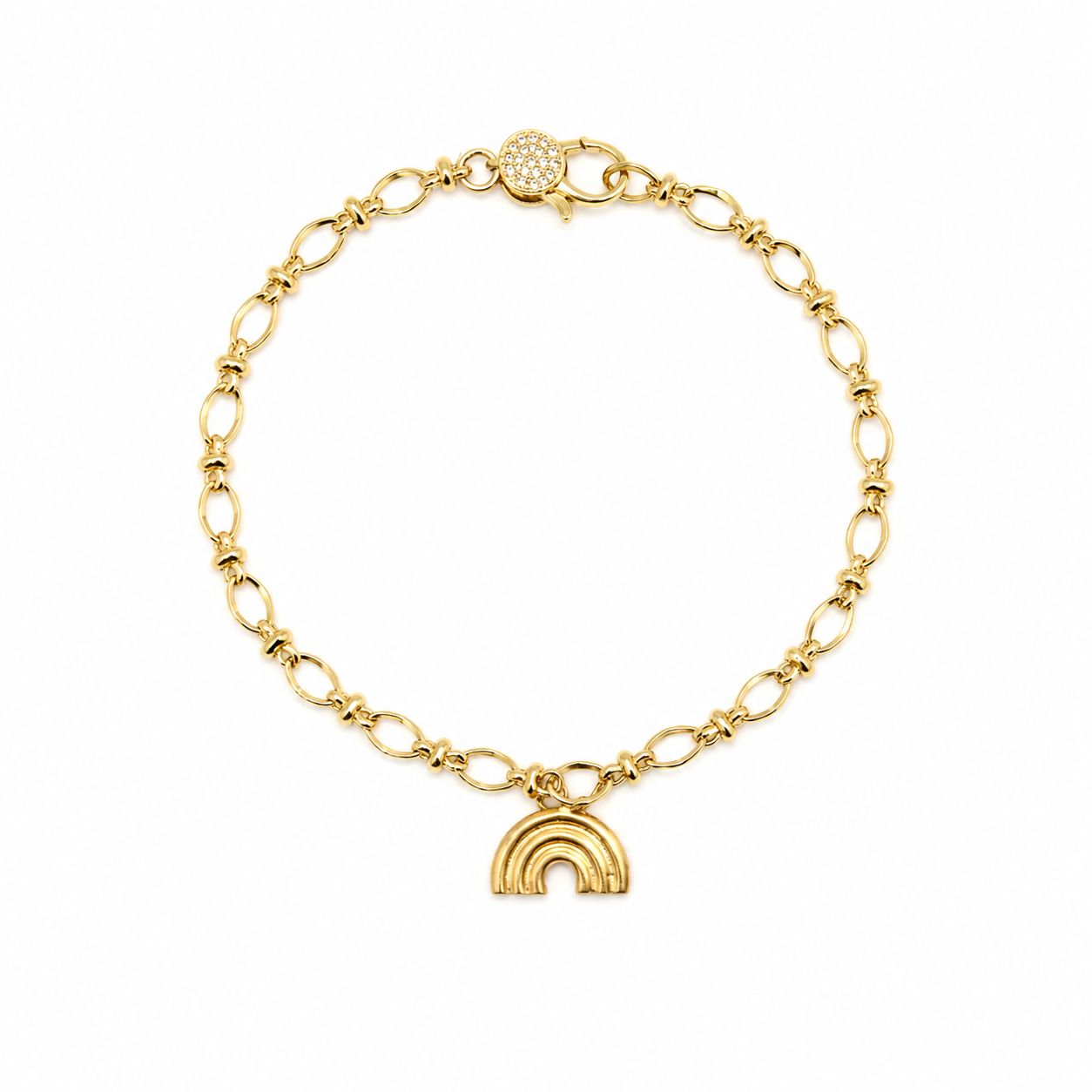 Arc d'Or Bracelet Bracelet KoreaJeweler BGPL408 Gold 