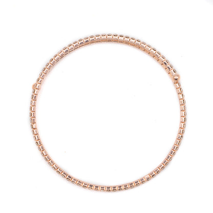Crystal CZ Wrap Bracelet: Rose Gold Bracelet athenadesigns 