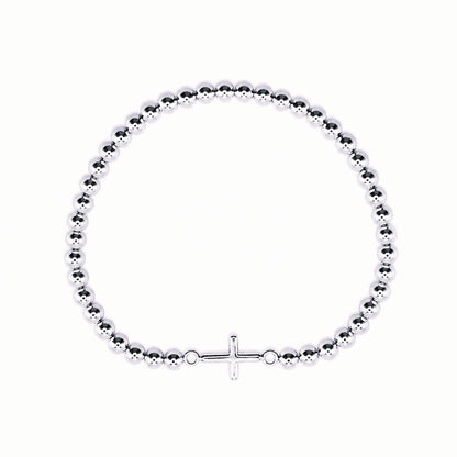 Cross Beaded Bracelet Bracelet Iishii Designs 