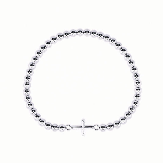 Cross Beaded Bracelet Bracelet Iishii Designs 