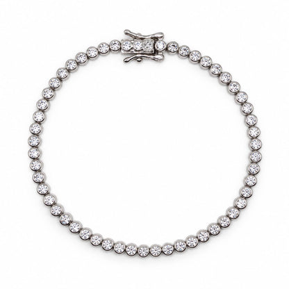 2mm Bezel Bracelet Bracelets Iishii BS4645S Silver 