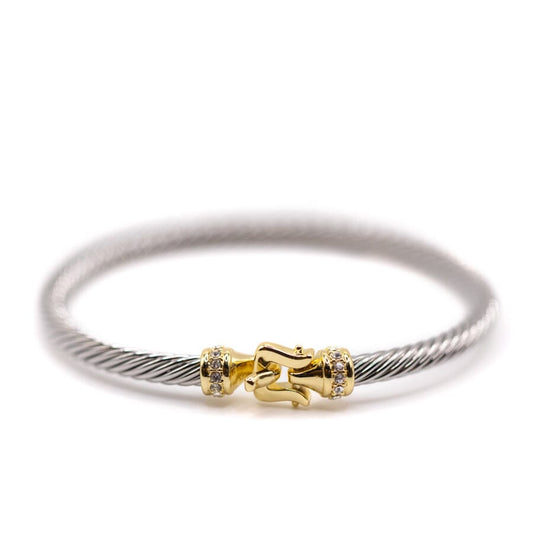 Metal Bar Lock Bracelet Bracelets athenadesigns BSGL121 Mixt 