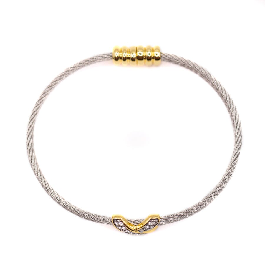 Cable Magnetic X Bracelet Bracelets athenadesigns 