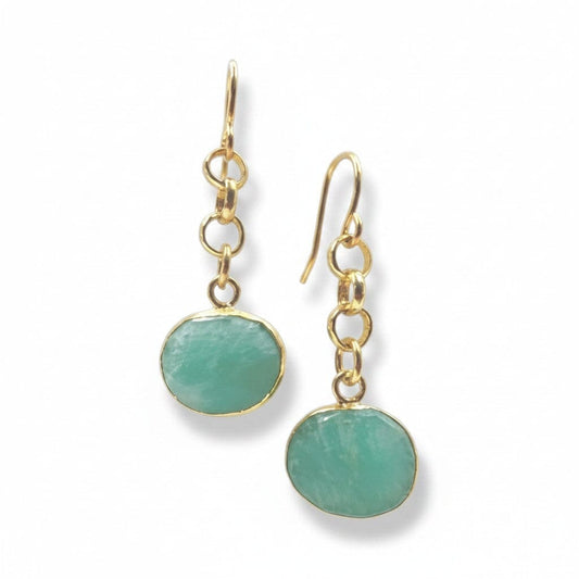 Amazonite Earrings Earrings athenadesigns ECG7408AZ 