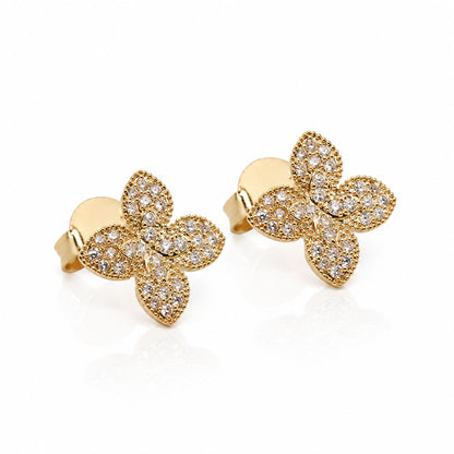 Gilded Petal Earrings Earrings Water & Tree 
