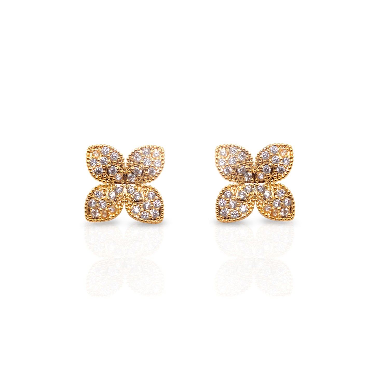 Gilded Petal Earrings Earrings Water & Tree 