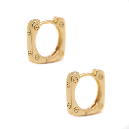Square Hoop Earrings Earrings Athena Designs EGH4080 