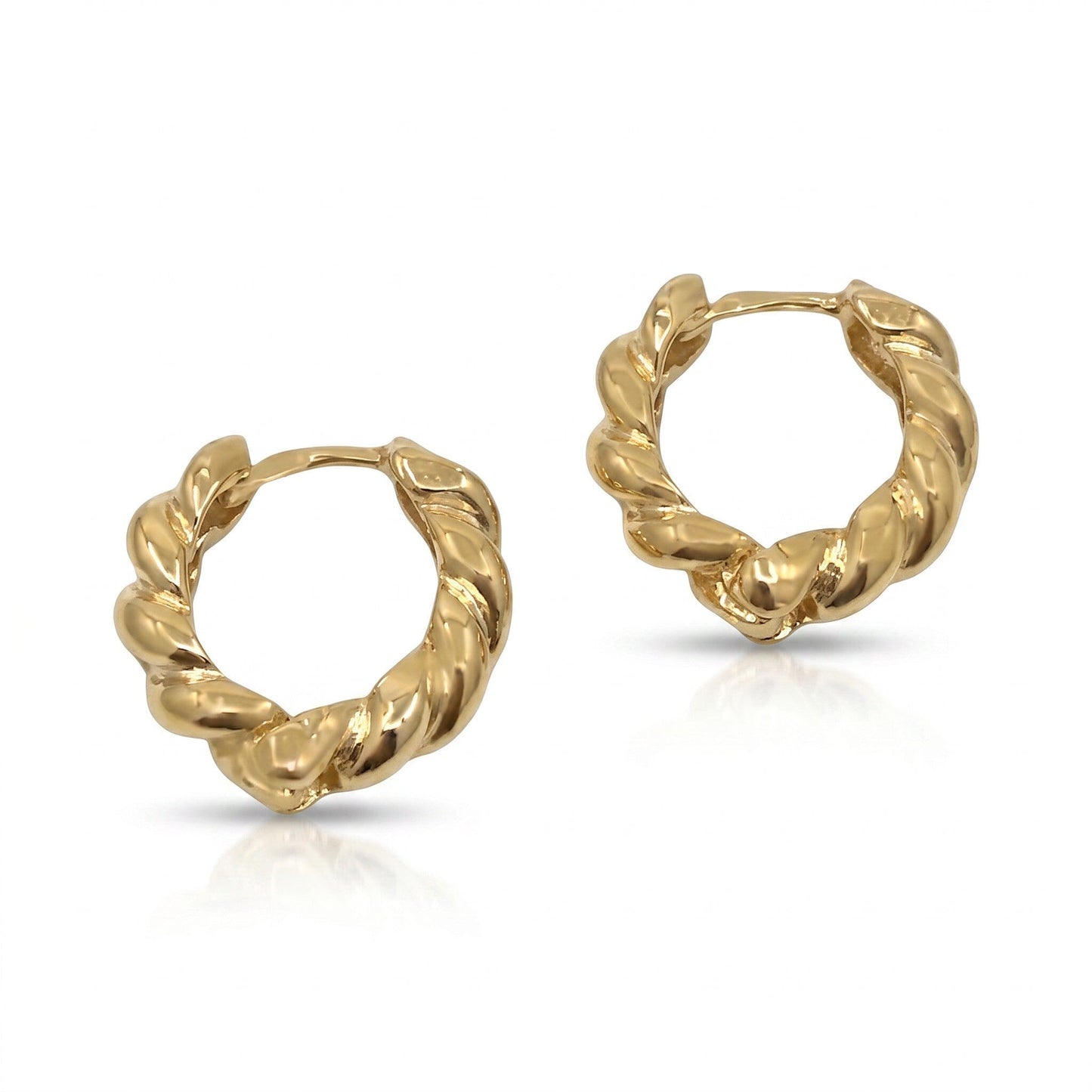 Le Petit Twist Hoops Earrings athenadesigns EGH40TWST 