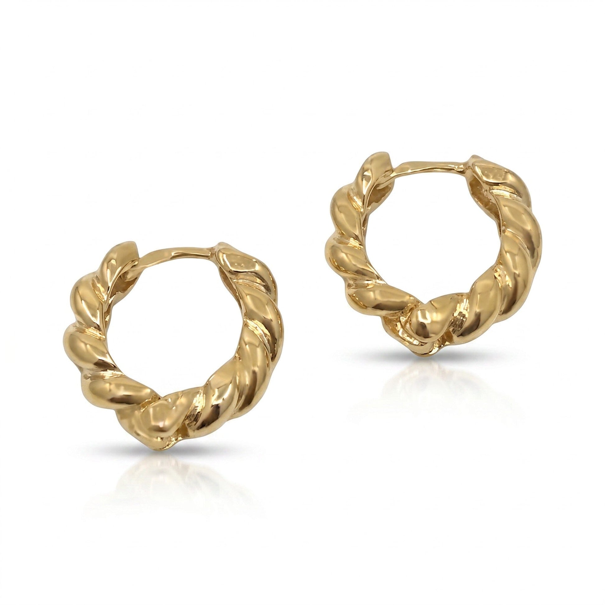 Le Petit Twist Hoops Earrings athenadesigns EGH40TWST 