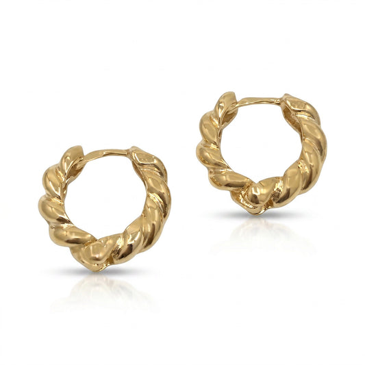 Le Petit Twist Hoops Earrings athenadesigns EGH40TWST 