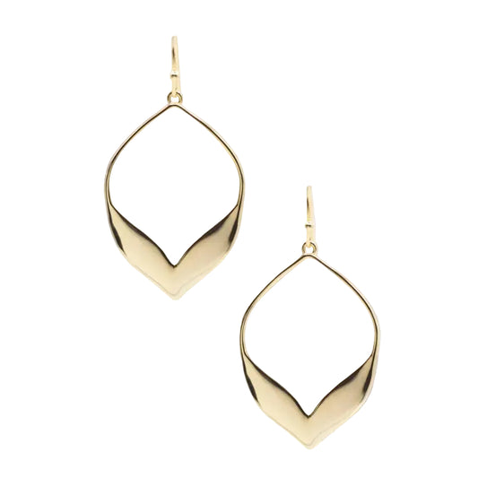 Falling Leaf Earrings Earrings athenadesigns EGH443LF Gold 