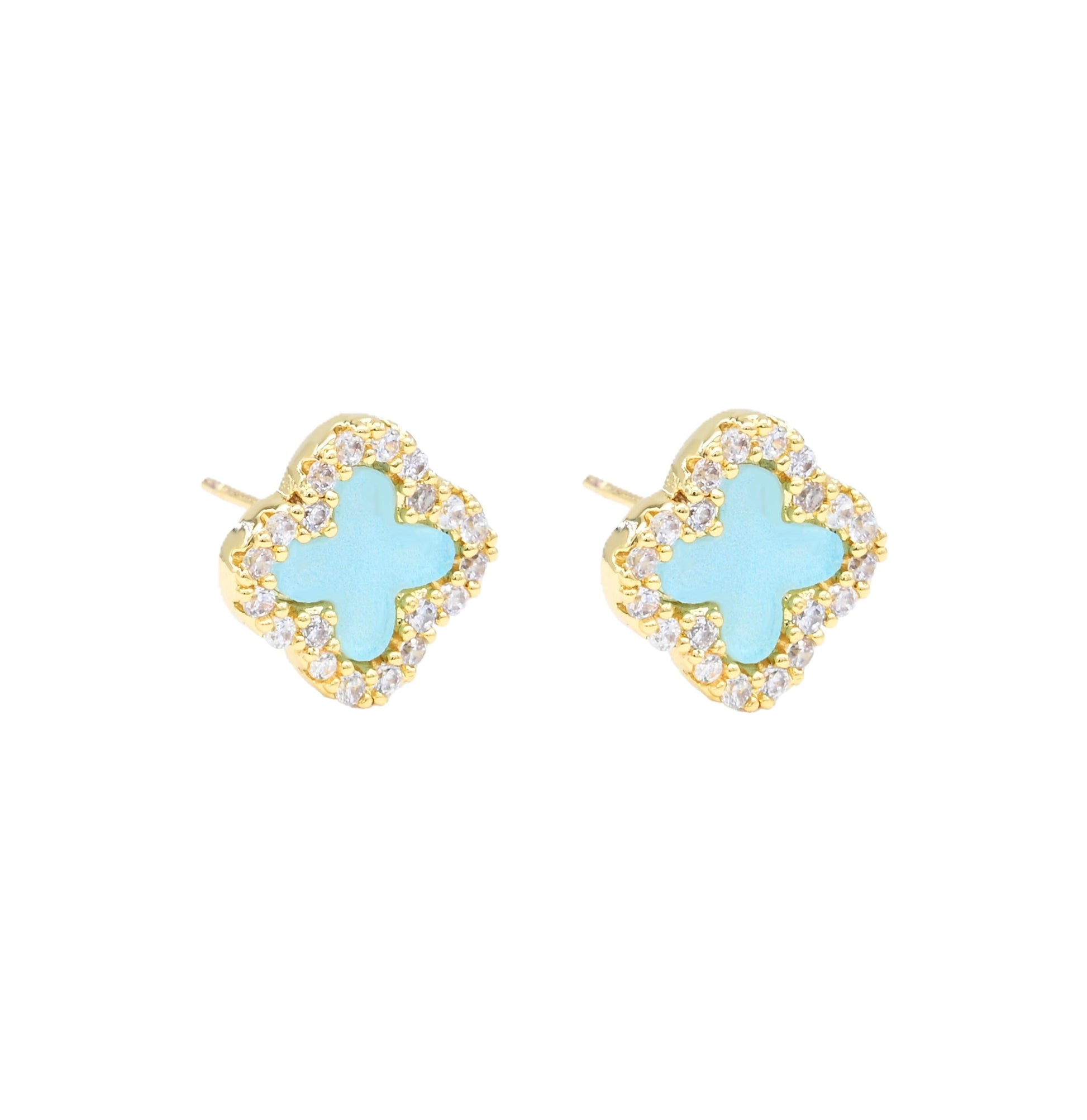Clover Studs Earrings Milaa 