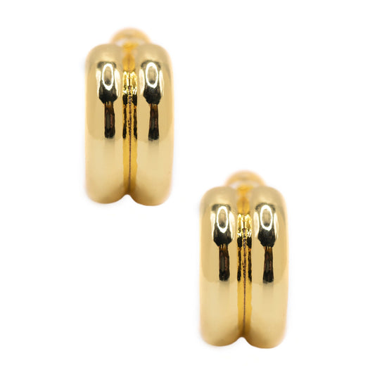 Sleek Hoop Earrings Earrings athenadesigns EGP4400 