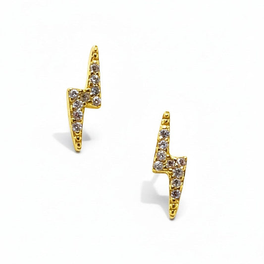 Lightning Bolt Studs Earrings athenadesigns EGP45LTN 