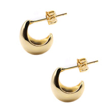 Load image into Gallery viewer, Teardrop Post Earrings: Available in Gold or Silver Plated Earrings athenadesigns 
