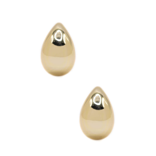 Sleek Petite Teardrop Post Earrings Earrings athenadesigns EGP4800/S 