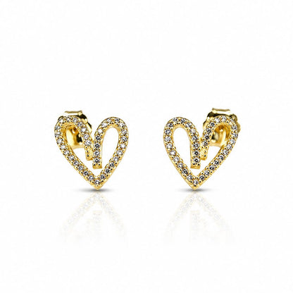Open Your Heart Micro Pave Earrings Earrings athenadesigns EGP654HRT 