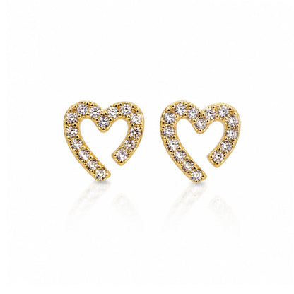 Petite Amour Studs Earrings Davinci EGSS617 Gold 