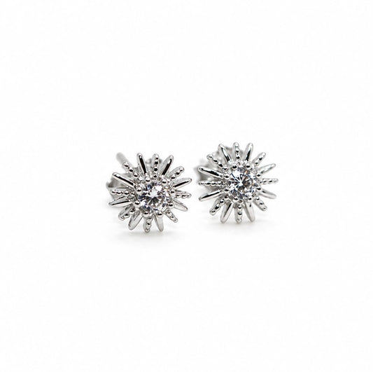 Sun CZ Studs Earrings athenadesigns EP/5SUN 