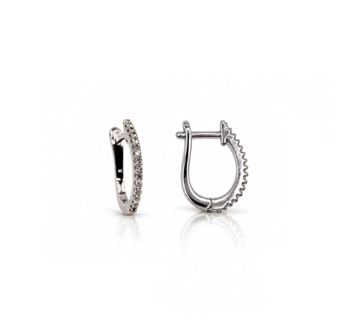 Winter Melody Hoops Earrings Iishii ESPH4585 Silver 