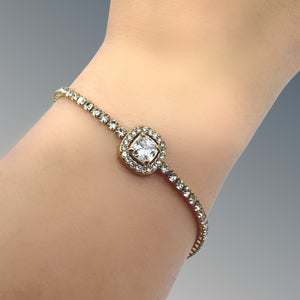 Stainless Steel & CZ Bracelet (BGSS4565) Bracelet athenadesigns 