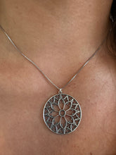 Load image into Gallery viewer, Sterling Silver Mandala Pendant (NCP46MDL) Necklaces athenadesigns 
