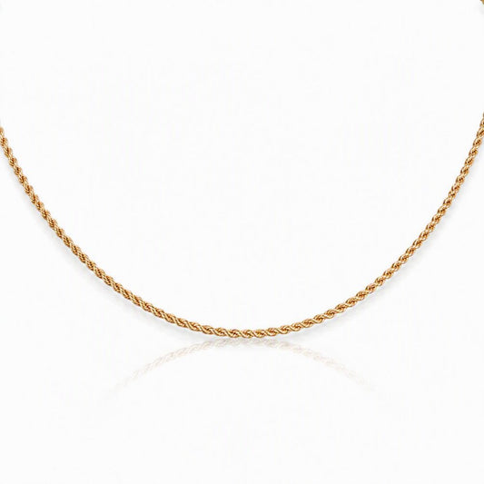 Rope Chain Necklace Necklaces athenadesigns 16" : NCG400/16 