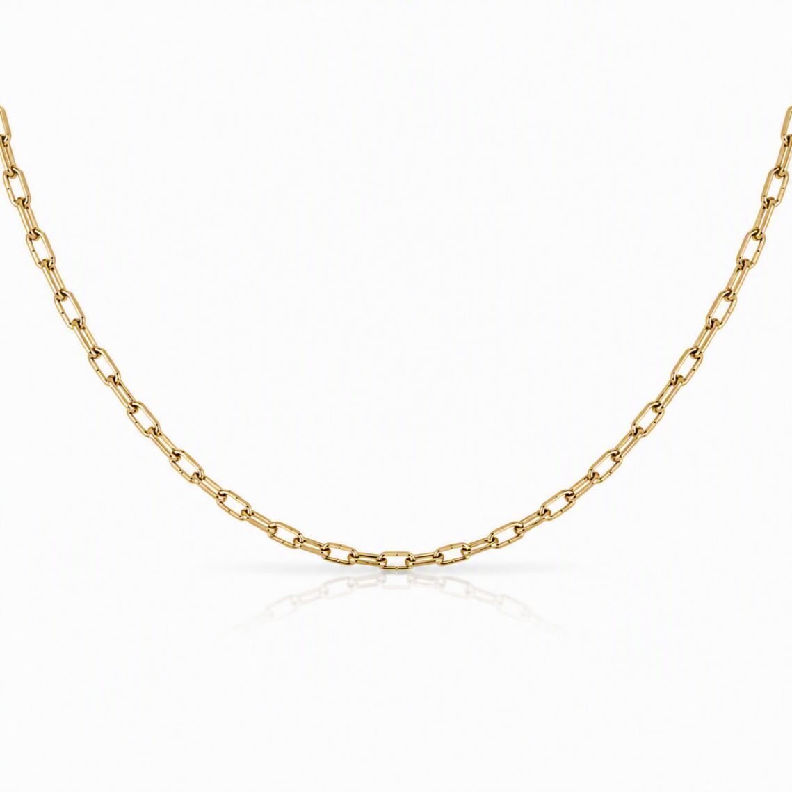 Small Link Necklace Necklaces athenadesigns 16" :NCG480/16 