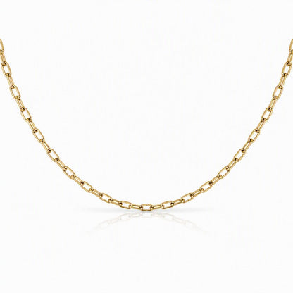 Small Link Necklace Necklaces athenadesigns 16" :NCG480/16 