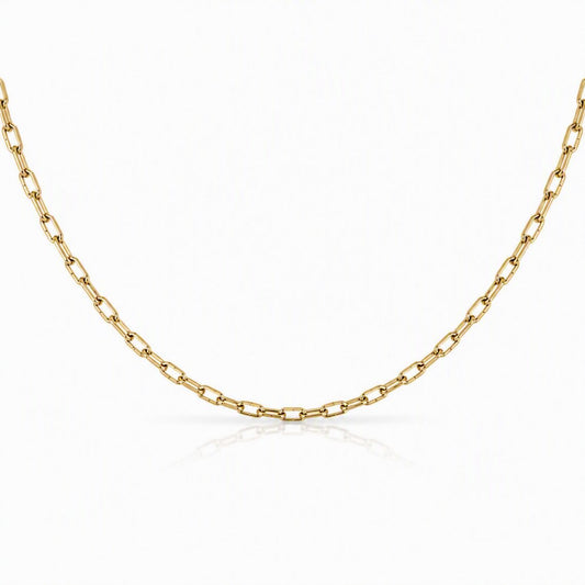 Small Link Necklace Necklaces athenadesigns 16" :NCG480/16 