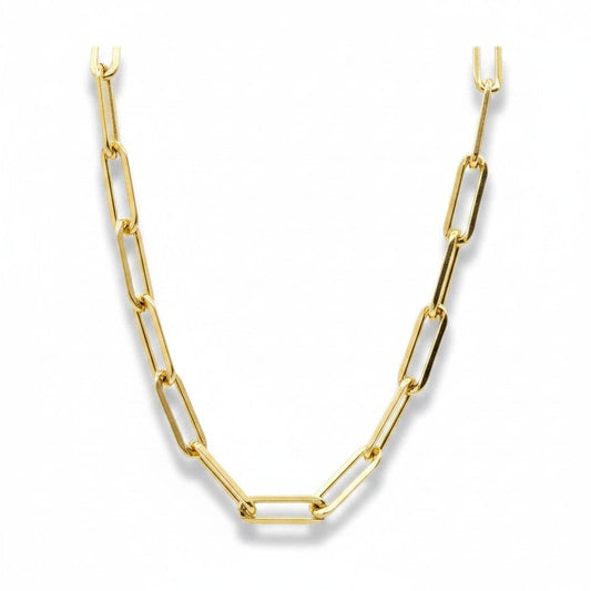 Large Link Necklace Necklaces athenadesigns 16" : NCG481/16 