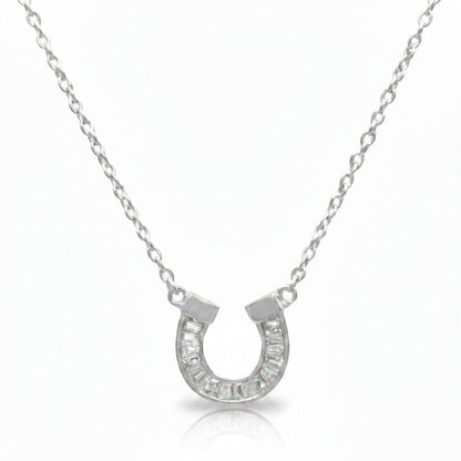 Horseshoe Necklace Necklaces Iishii Designs NCH485HRS Gold 