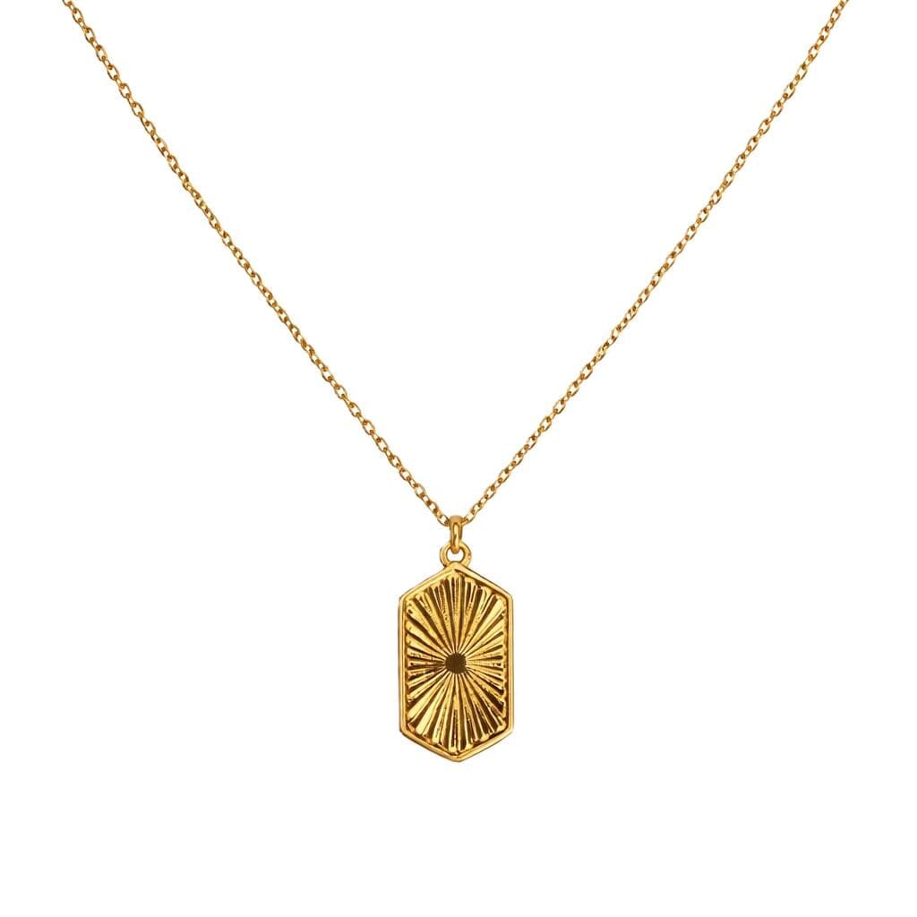 Sunburst Necklace Necklaces Beads NG128HX Gold 
