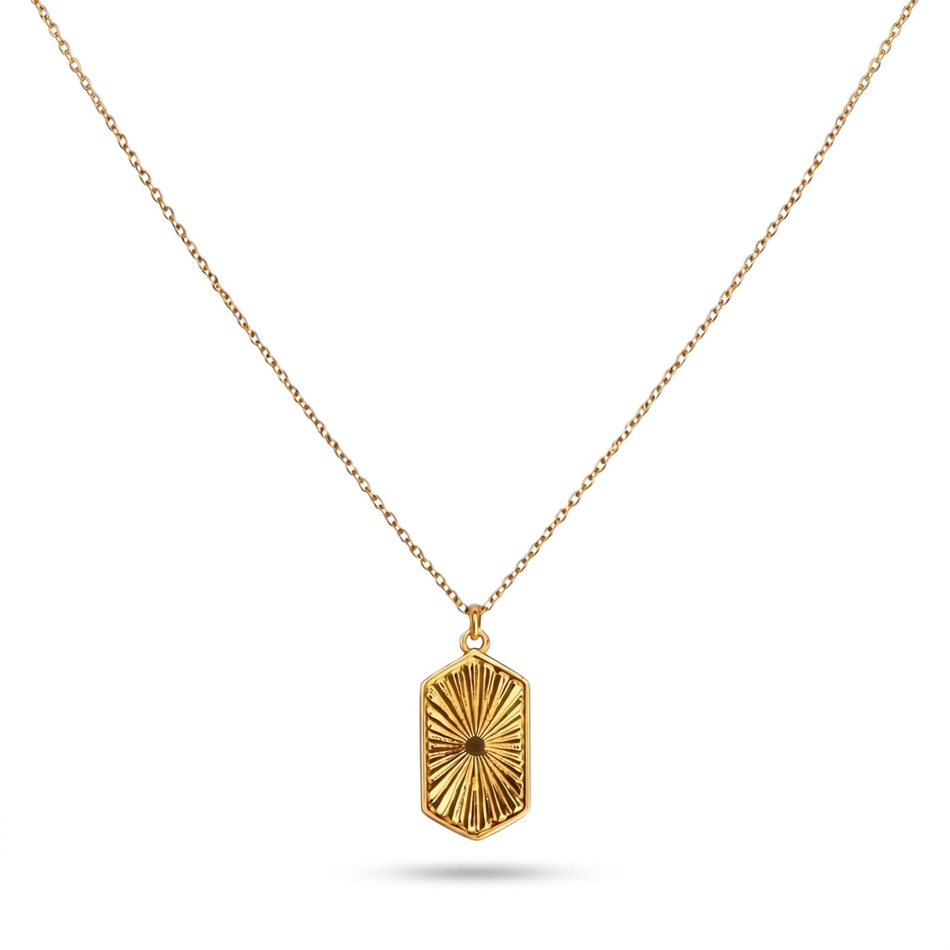 Sunburst Necklace Necklaces Beads NG128HX Gold 