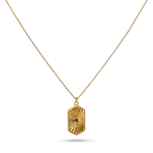Sunburst Necklace Necklaces Beads NG128HX Gold 