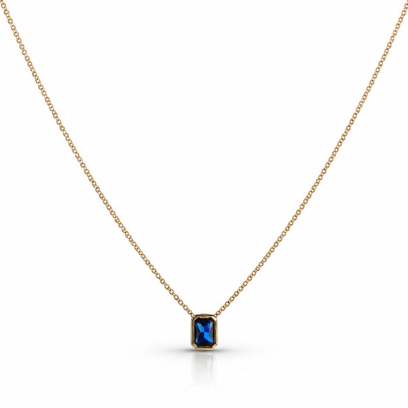 Petite CZ Charm Necklace Necklaces Beads 