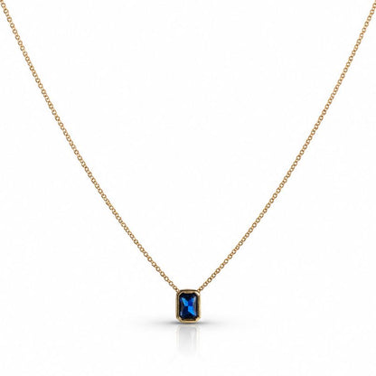 Petite CZ Charm Necklace Necklaces Beads 