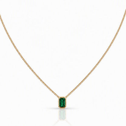 Petite CZ Charm Necklace Necklaces Beads 