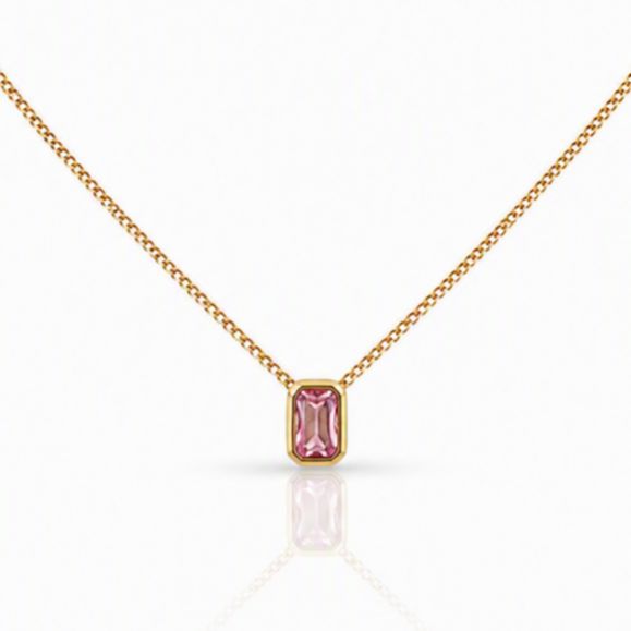 Petite CZ Charm Necklace Necklaces Beads NGCH4085P 