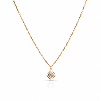 Small Starburst Necklace Necklaces athenadesigns 