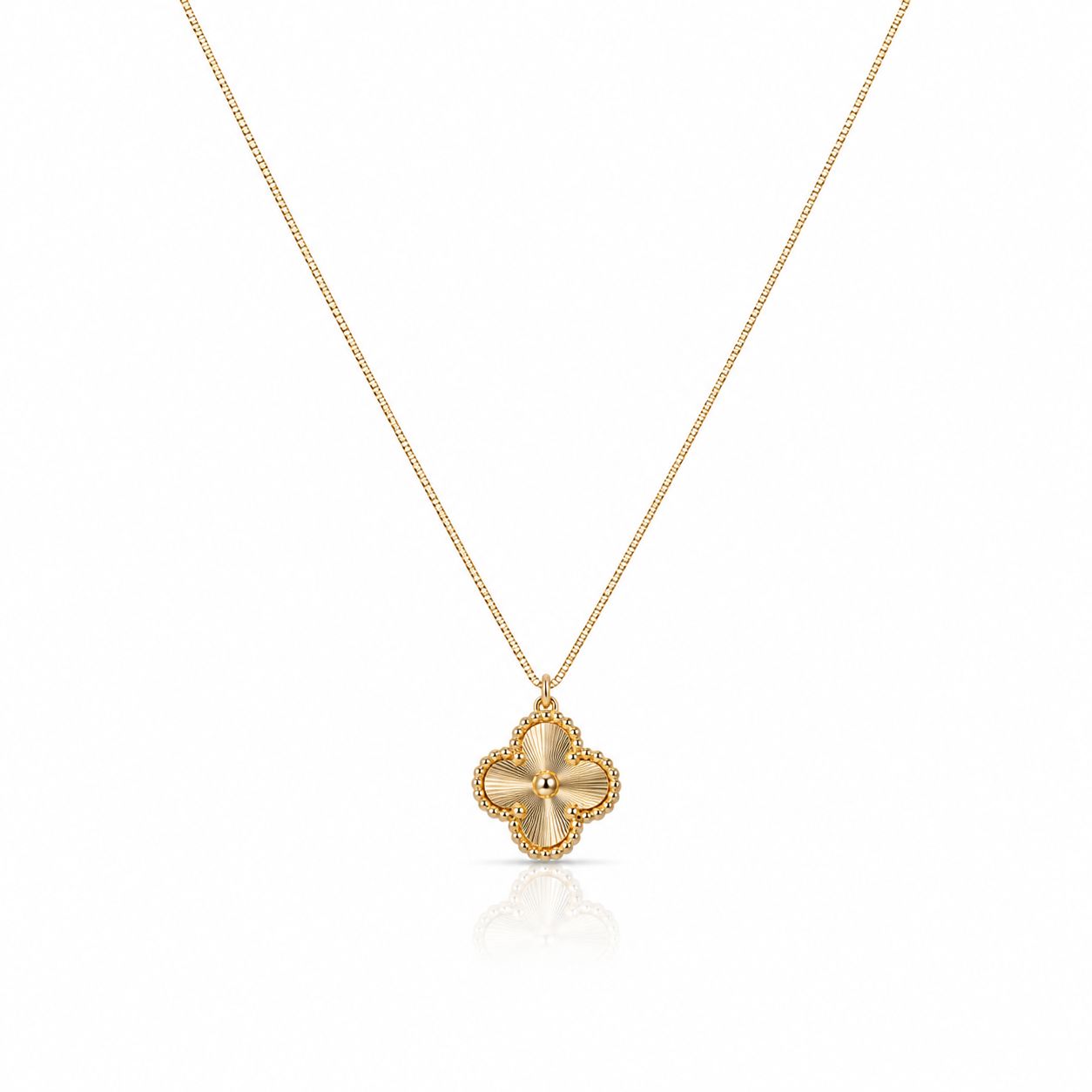 Clover Gold Fill Necklace Necklaces athenadesigns 