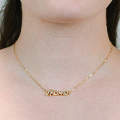 CZ Mama Necklace Necklaces athenadesigns 