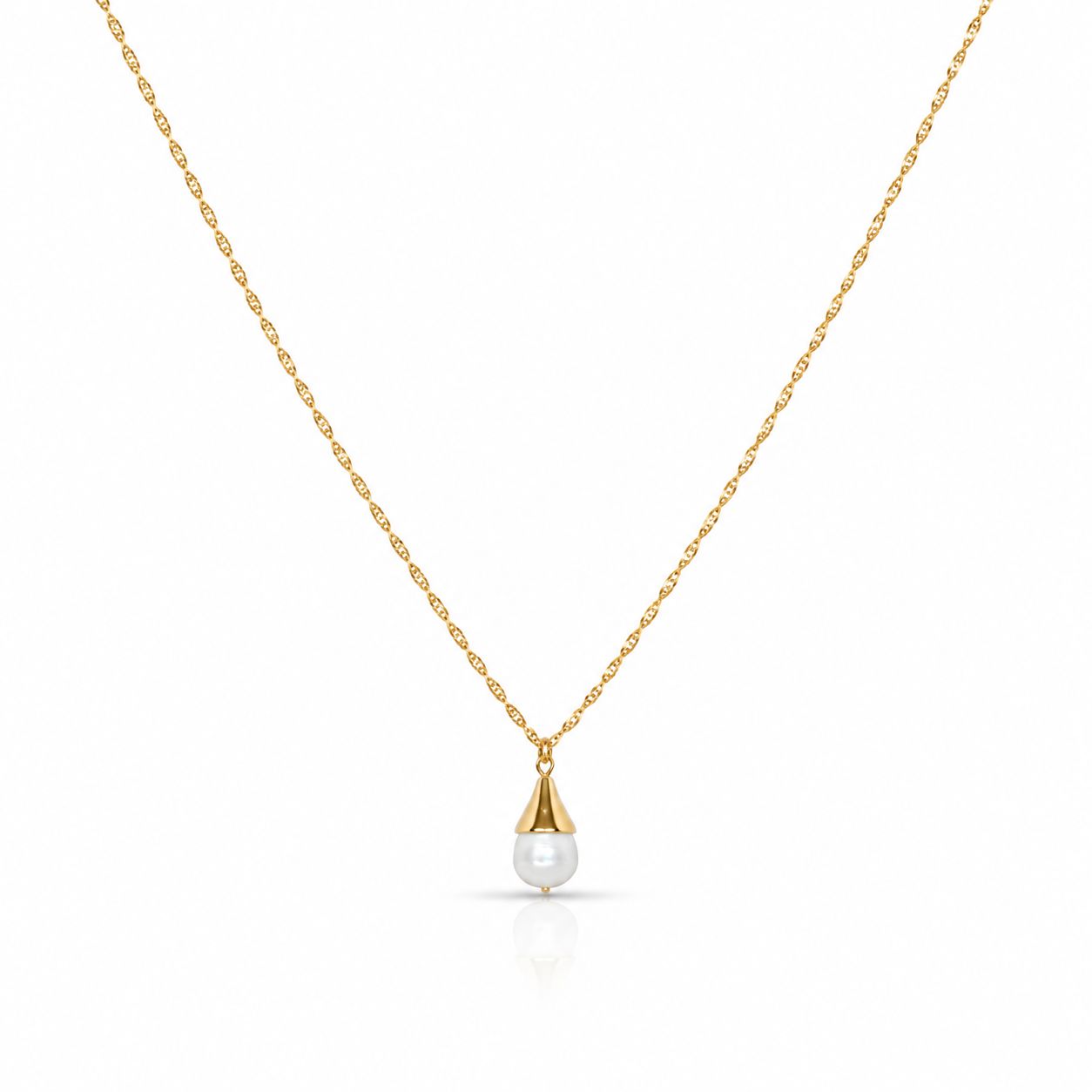 Pearl Drop Necklace Necklaces athenadesigns NGCP3408 