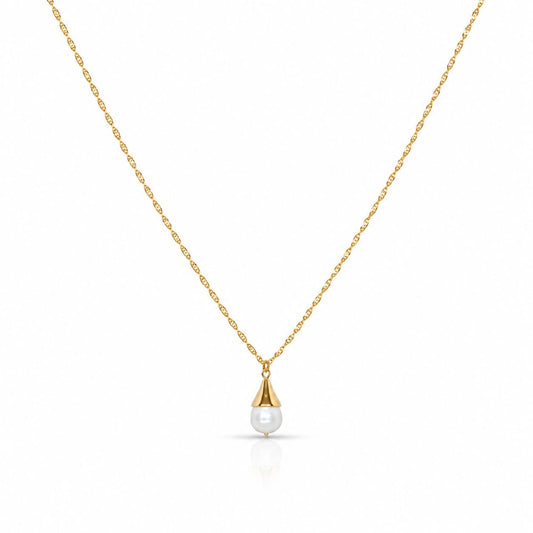 Pearl Drop Necklace Necklaces athenadesigns NGCP3408 