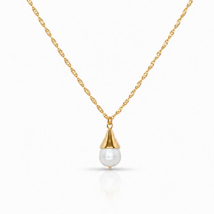 Pearl Drop Necklace Necklaces athenadesigns 