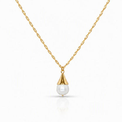 Pearl Drop Necklace Necklaces athenadesigns 