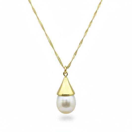Pearl Drop Necklace Necklaces athenadesigns NGCP3408 