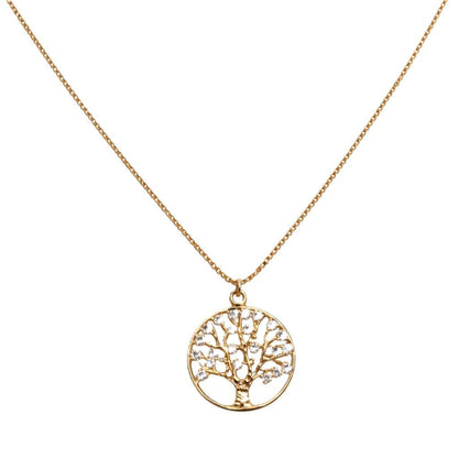 Tree Of Life Necklace Necklaces Beads NGCZ426 Gold 